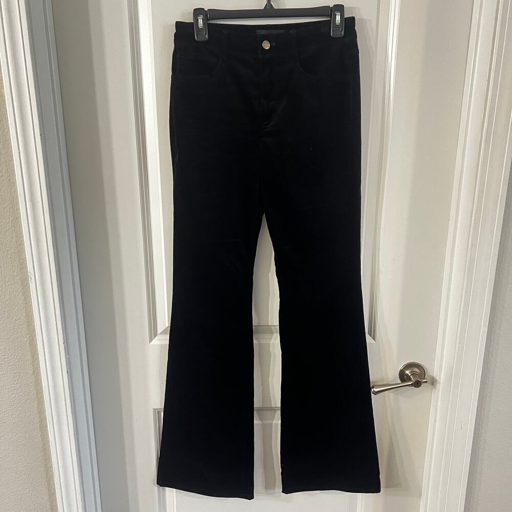 Black Nili Lotan Wide Legged Jeans Size 0 Velvet